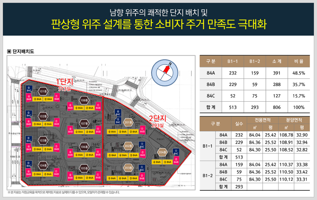 수원금호리첸시아 단지배치